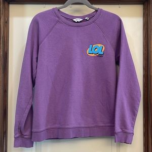 Women’s size small Peloton crewneck sweatshirt